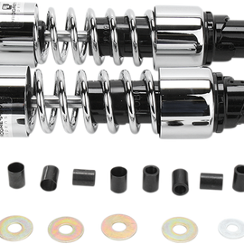 Shocks - 412 Cruiser Series - Chrome - 14.25" - Standard