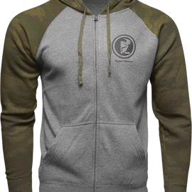 Target Zip Fleece - Camo - Large