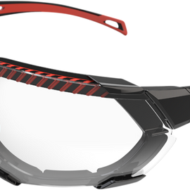 FF4 Sunglasses - Foam - Black/Red - Clear