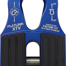 FlatLink XTV Winch Shackle Mount - Blue