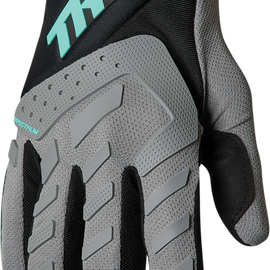 Spectrum Gloves - Gray/Black/Mint - 2XL