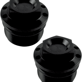 Fork Tube Caps - Black - 39 mm