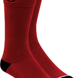 Solid Socks - Red - Small/Medium