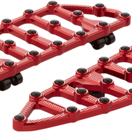 MX Driver Floorboards - Red