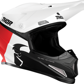 Sector Helmet - Racer - White/Blue/Red - XS