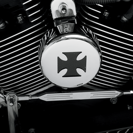 Horn Cover - Cross - '91-'16 - Chrome