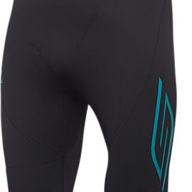 Breaker Wetsuit - Black/Aqua - 2XL