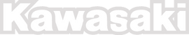 Fork/Swingarm Decal - Kawasaki - White