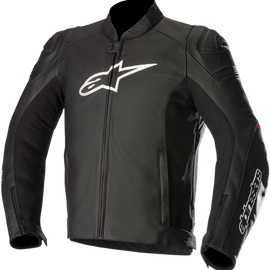 SP-1 Leather Jacket - Black/Red - US 44 / EU 54