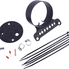 Single Gauge Bracket - Wrinkle Black