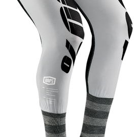 REV Knee Brace Performance Moto Socks - Gray - Small/Medium