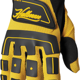 Hallman Digit Gloves - Black/Yellow - XS