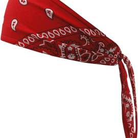 Old School Bandana - Red Paisley