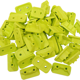 Double Backer Plates - Hi-viz Green - For 2-Ply - 48 Pack