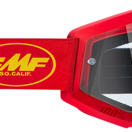 Youth PowerCore Goggles - Flame - Red - Clear