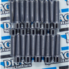 Bolt Kit M8 Rocker Black/Chrome Smooth