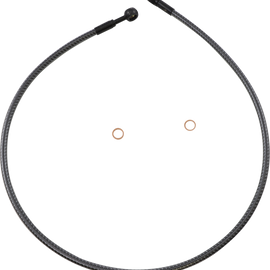 Brake Line - Front - 10 mm - 180° - 36" - KARBONFIBR