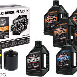 Evolution Mineral 20W-50 Oil Change Kit - Black Filter