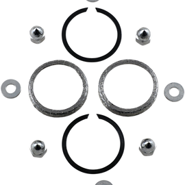 Exhaust Port Chrome Gasket Kit - Big Twin/XL