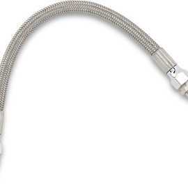 Oil Line with Fittings - Stainless Steel - 11"