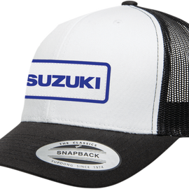 Suzuki Throwback Hat - Black/White