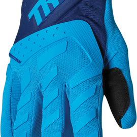 Youth Spectrum Gloves - Blue/Navy - Small