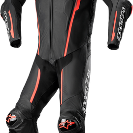 Missile v2 1-Piece Suit - Black/Red Fluorescent - US 46 / EU 56