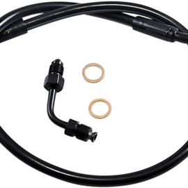 Upper Brake Line - 23" - Black