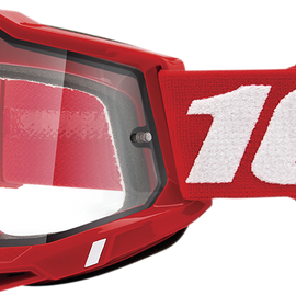 Accuri 2 Enduro MTB Goggles - Neon Red - Clear