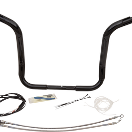 14" Black 1-1/2" Rounded Top Handlebar Kit091653