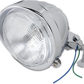 Headlight with Visor 5-3/4" - Grooved