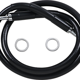 Brake Line - +6" - Black - '18-'20 Softail