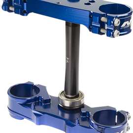 Triple Clamp - 22 mm - Husqvarna - Blue