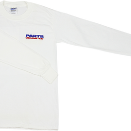 Long Sleeve T-Shirt - White -  2XL