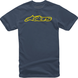 Blaze Classic T-Shirt - Navy/Yellow - Medium