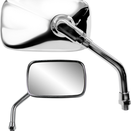 Mini Rectangular Mirror - Chrome