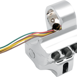 Chrome Right-Side Four-Button Brake Switch Housing