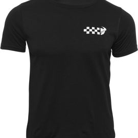 Youth Checkers T-Shirt - Black - XS