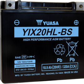 AGM Battery - YIX20HL-BS