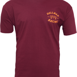 Hallman Champ T-Shirt - Maroon - Medium