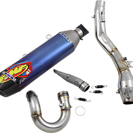 4.1 RCT Exhaust with MegaBomb - Anodized Titanium