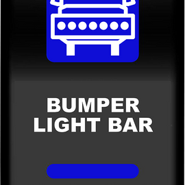 Rocker Switch - Bumper Light Bar - Blue