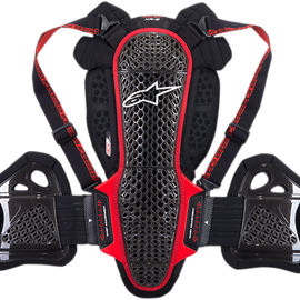 Nucleon KR-3 Back Protector - Black/Red - Medium