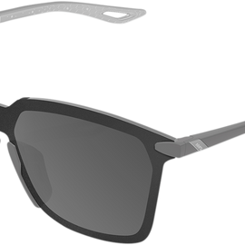 Legere Sunglasses - Square - Stone Gray - Black Mirror