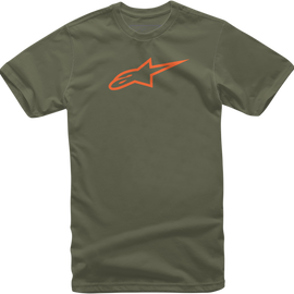 Ageless T-Shirt - Military/Orange - 2XL