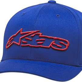 Blaze Flexfit® Hat - Blue/Red - Large/XL