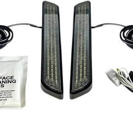 LED Fork Light - Smoke - Black