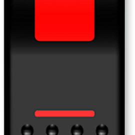 Rocker Switch - On/Off - Red