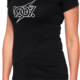 Women's Fioki V-Neck T-Shirt - Black - Medium