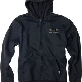 Goldwing Icon Zip-Up Hoodie - Black - 2XL